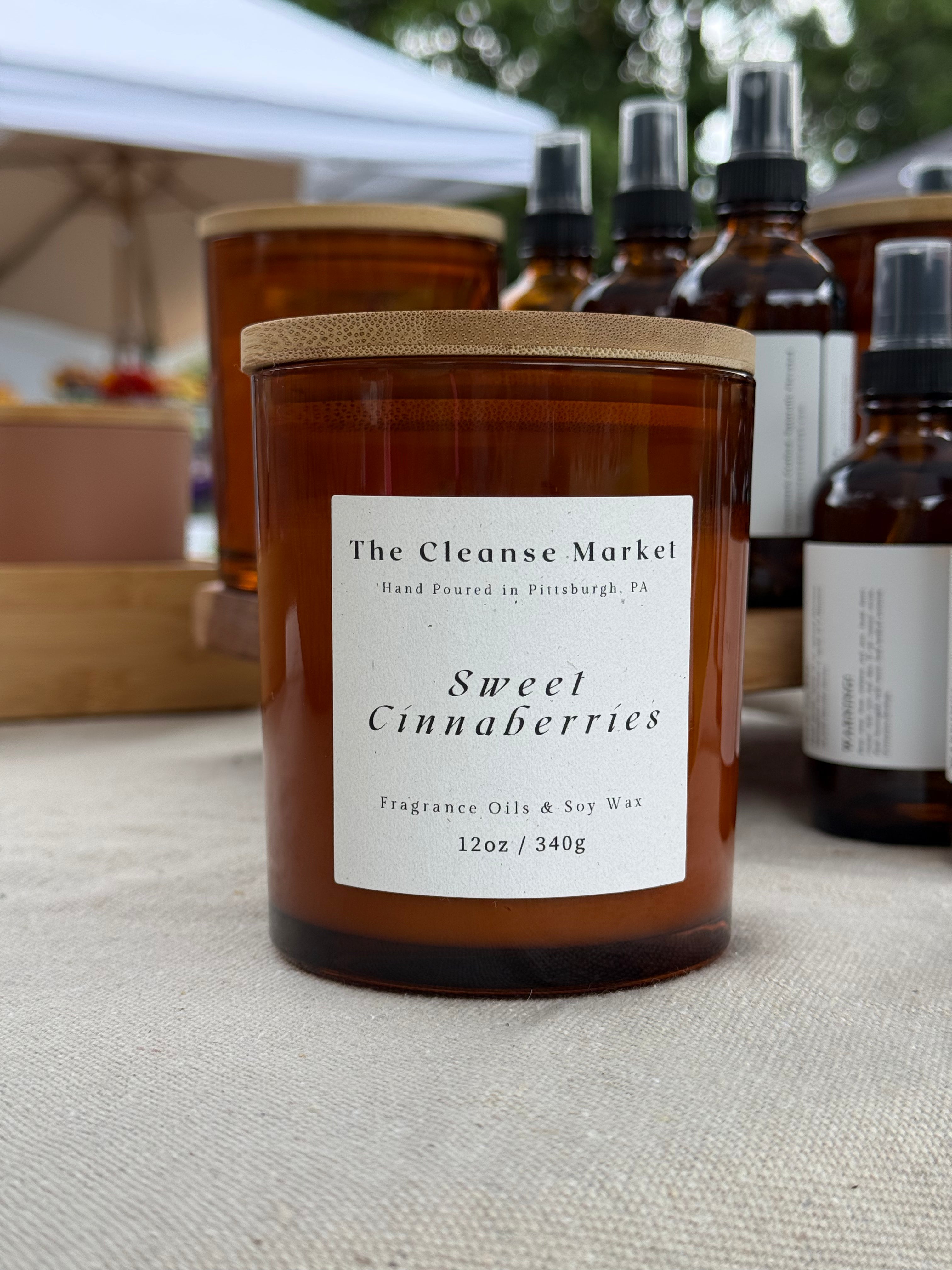 Sweet Cinnaberries | 12oz Candle